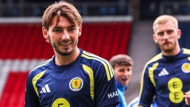 Scotland midfielder Billy Gilmour