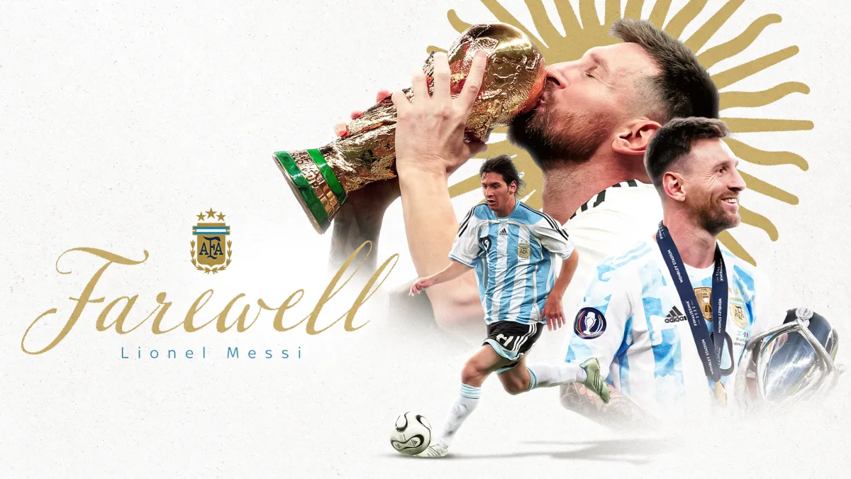 Messi ends Argentina career with goal on emotional night