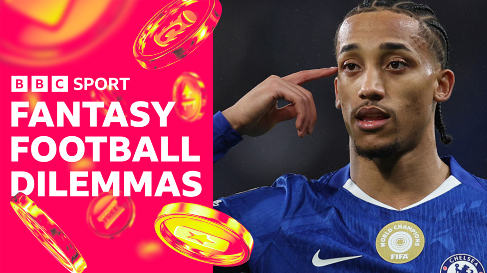 A graphic showing Chelsea player Joao Pedro